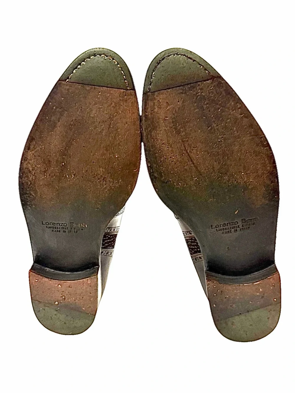 Avventura Exotic Brown Suede & Crocodile Leather Loafers Size 10M Made In Italy